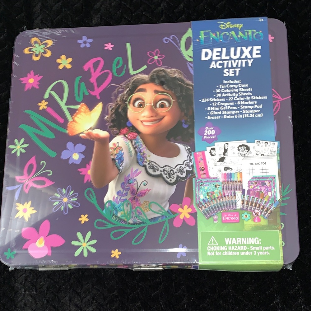 Disney Encanto Activity Set with Purple and Colorful Designs